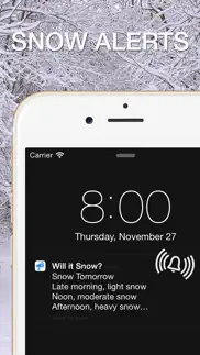 will it snow? - notifications iphone screenshot 1