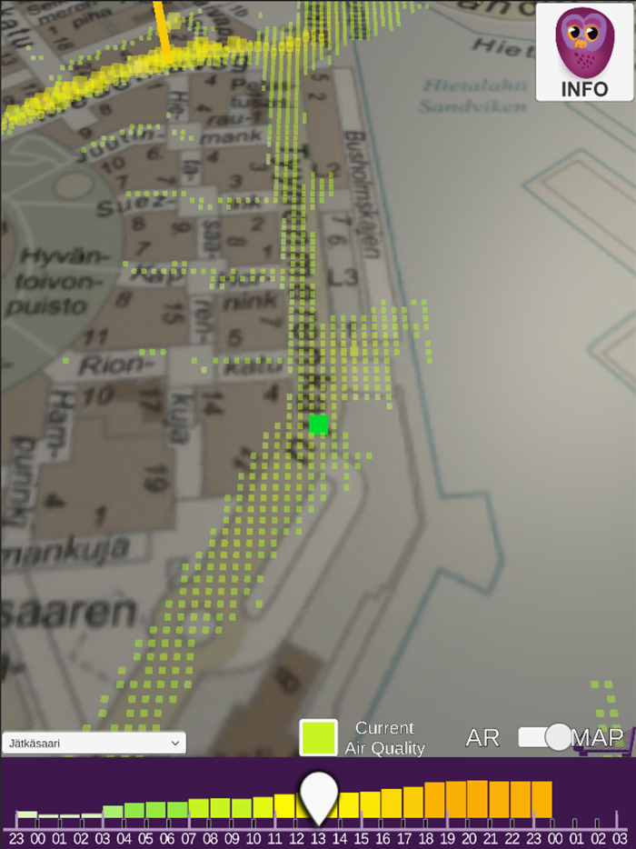Helsinki Air Quality AR