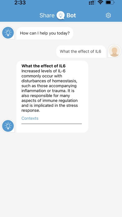 Screenshot 1 of ShareBot App