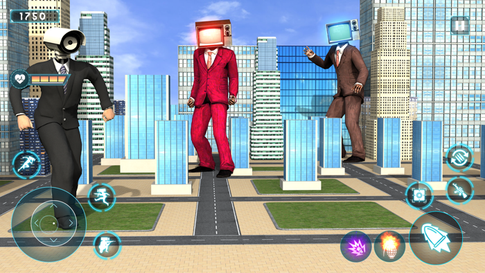 Toilet Rope Monster Game 3D