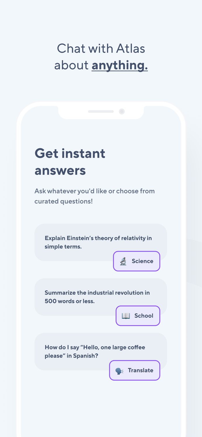 Ask Atlas Personal AI Chatbot