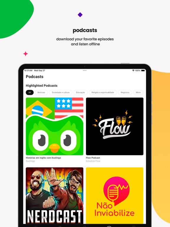 Palco MP3: Music and podcasts iPad screenshot 5 - Music app