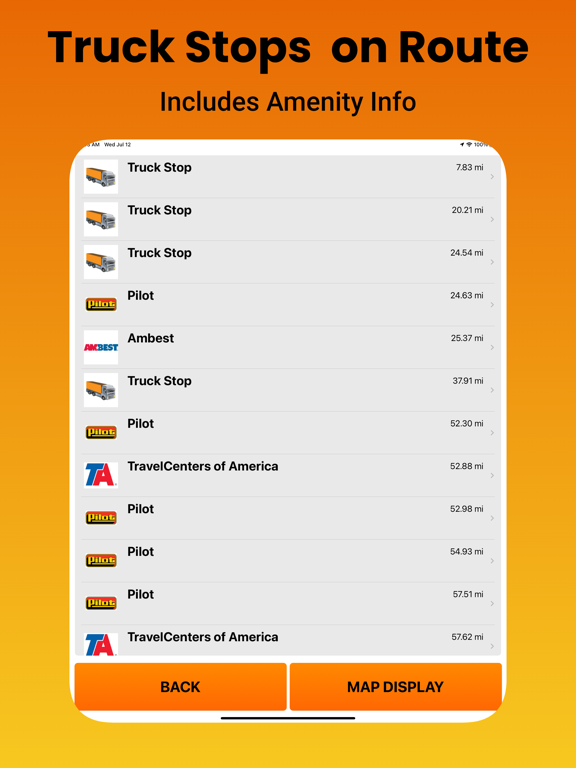 SmartTruckRoute: Truck GPS iPad screenshot