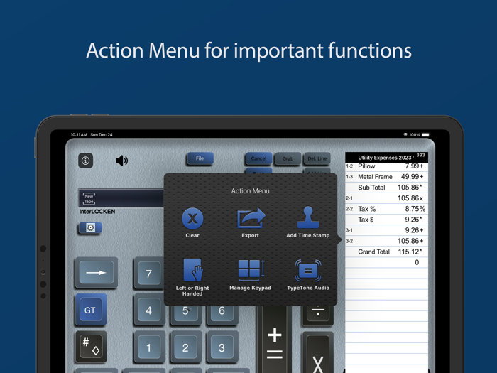 Adding Machine 10Key for iPad