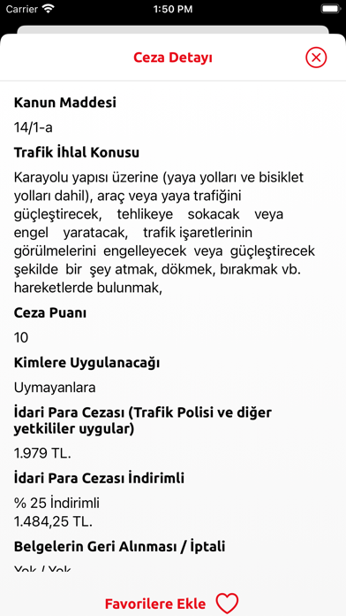 Trafik Cezaları 2025 Screenshot
