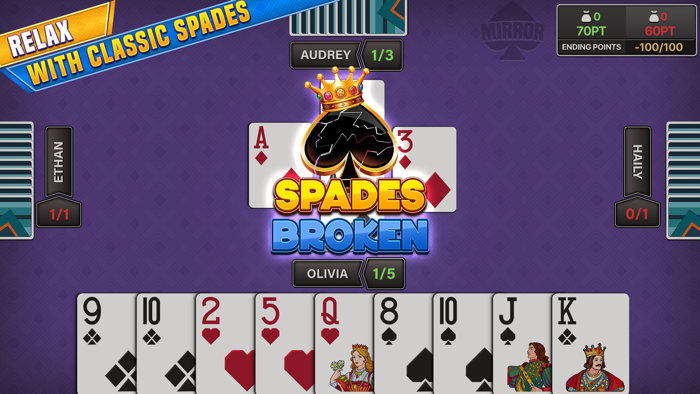 Spades - Offline Card Game
