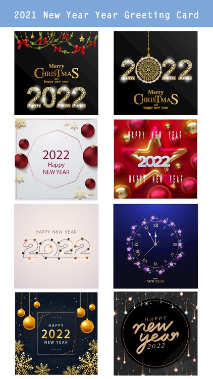 2022 - Happy New Year Stickers