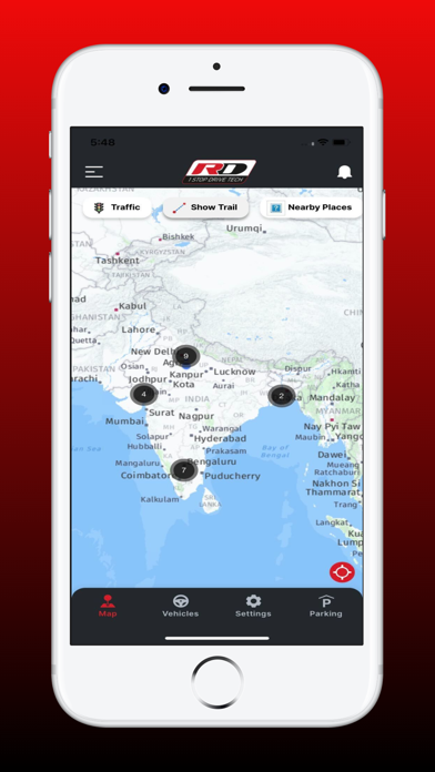 RD Tracker App Screenshot