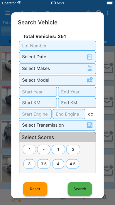 Japan Car Auctions Screenshot