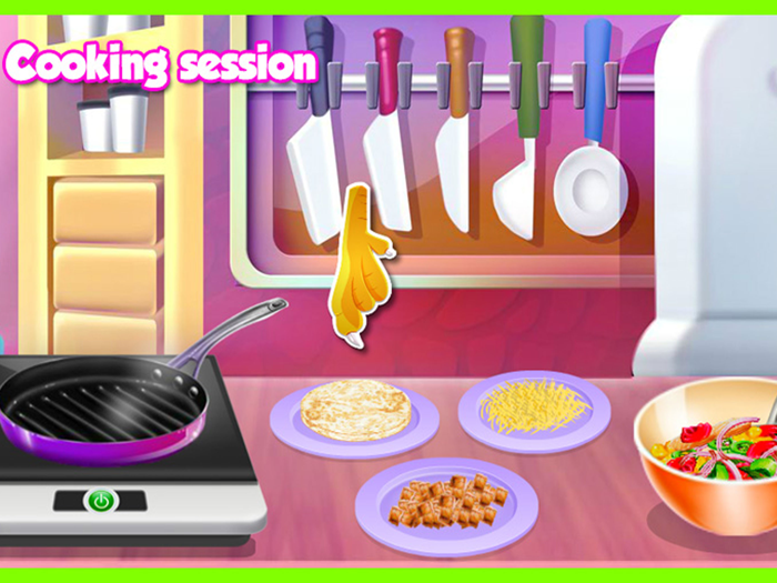 Chicken Quesadilla Cooking