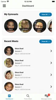 kip - gymnastics meet tracker iphone screenshot 1