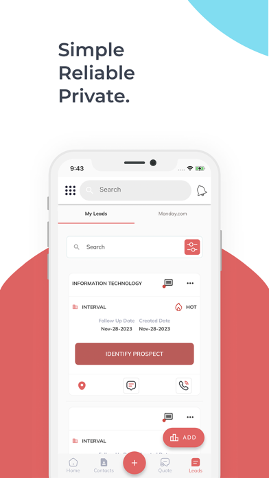 Terrain Sales App Screenshot