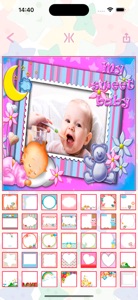 Baby frames to cards screenshot #5 for iPhone