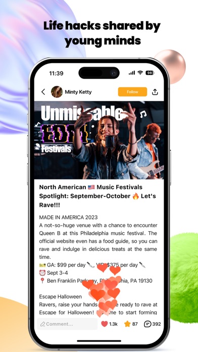 Cher8: Share Life Tips & Earn Screenshot