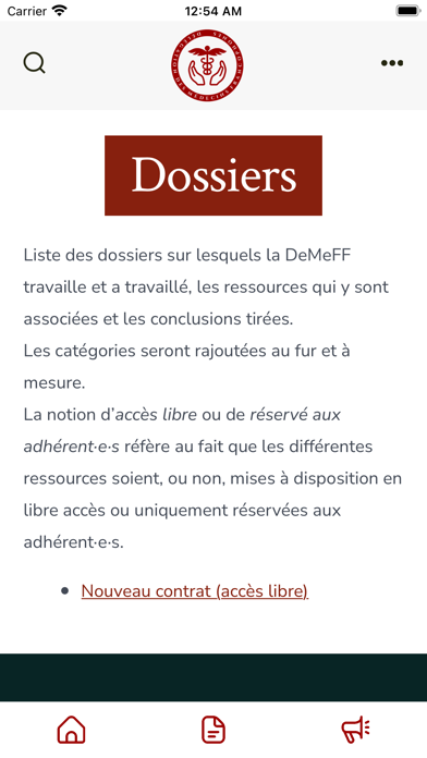 DeMeFF: Informer les MSF Screenshot