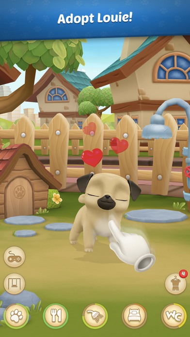 小動物 ペッ 犬 - トバーチャルペット 犬のゲームのおすすめ画像1