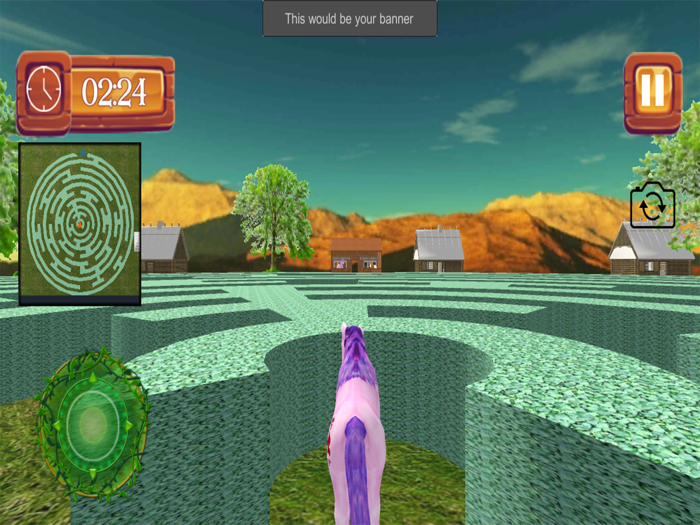 Horse Maze Run Challenge