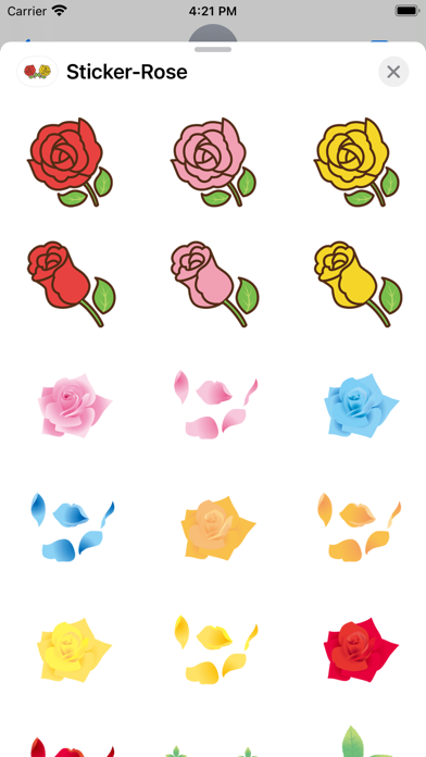 Sticker Rose Screenshot