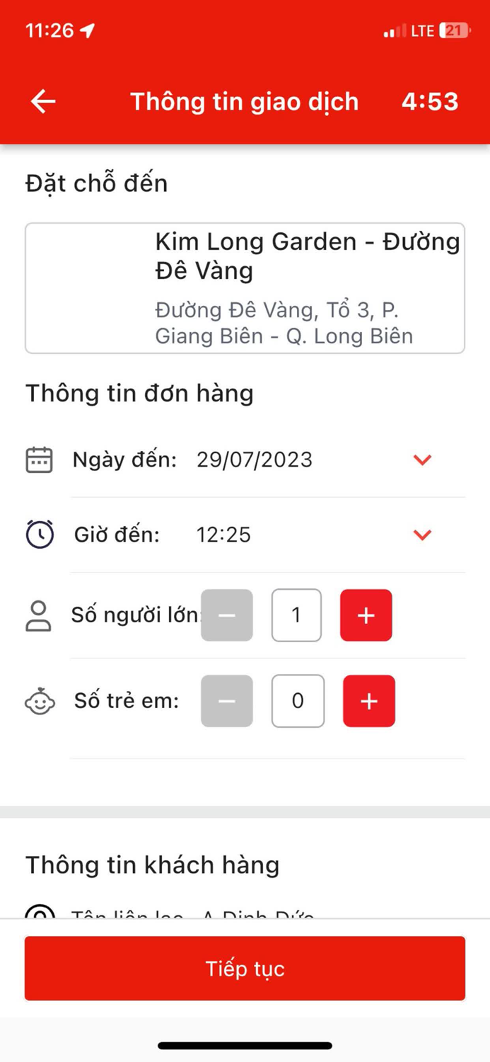 PasGo Đặt bàn nhà hàng ưu đãi