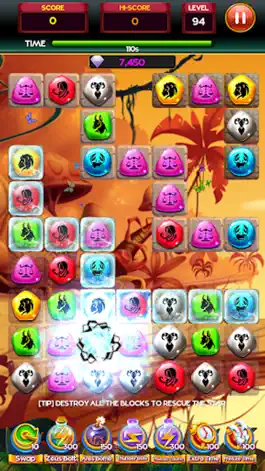 The game Diamond Gems Crush Game screenshot Diamond Gems Crush apk