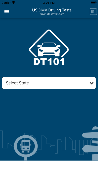 US DMV Driving Tests Screenshot