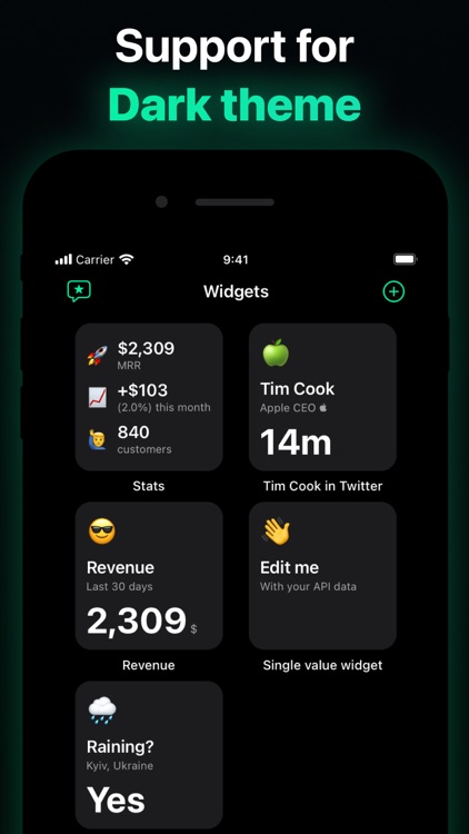 Backend widget: API dashboard screenshot-4