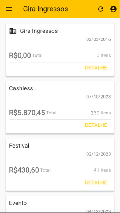 Gira Ingressos Produtor
