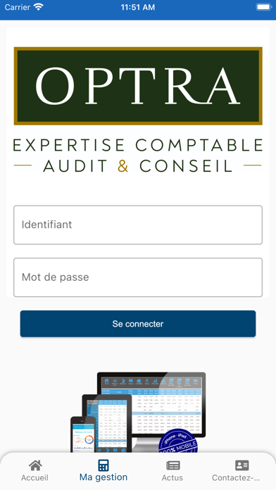 OPTRA Expertise-Comptable Screenshot