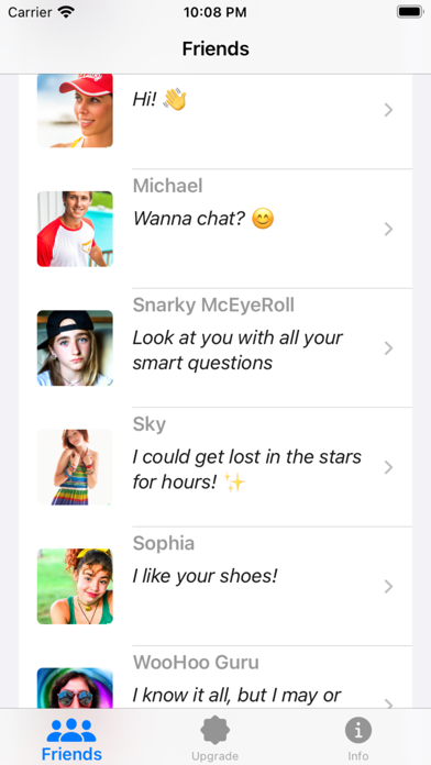 BackChat AI Friends Screenshot