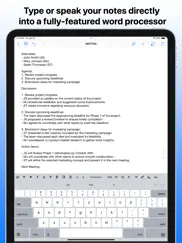 meeting notes with ai helper айпад изображения 2