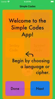 simple codes iphone screenshot 2