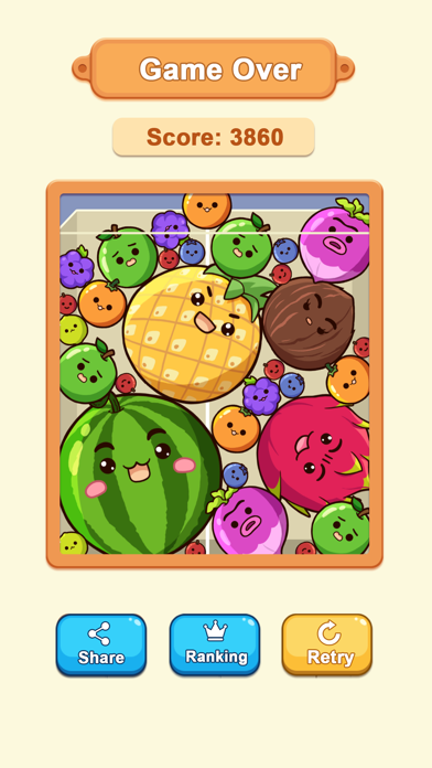 Watermelon Drop: Fruit Mergeのおすすめ画像8