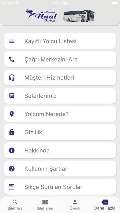 Adıyaman Ünal Turizm Screenshot