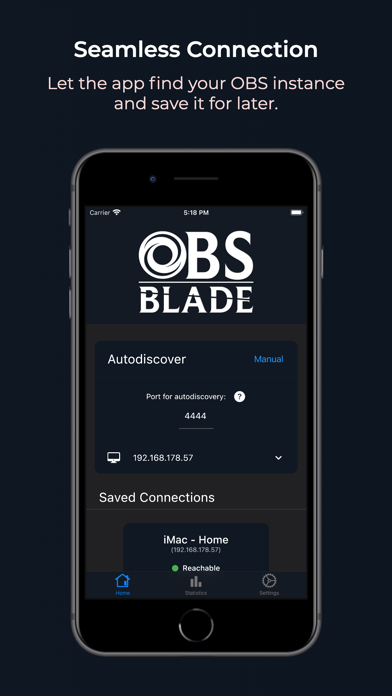 Screenshot #1 pour OBS Blade