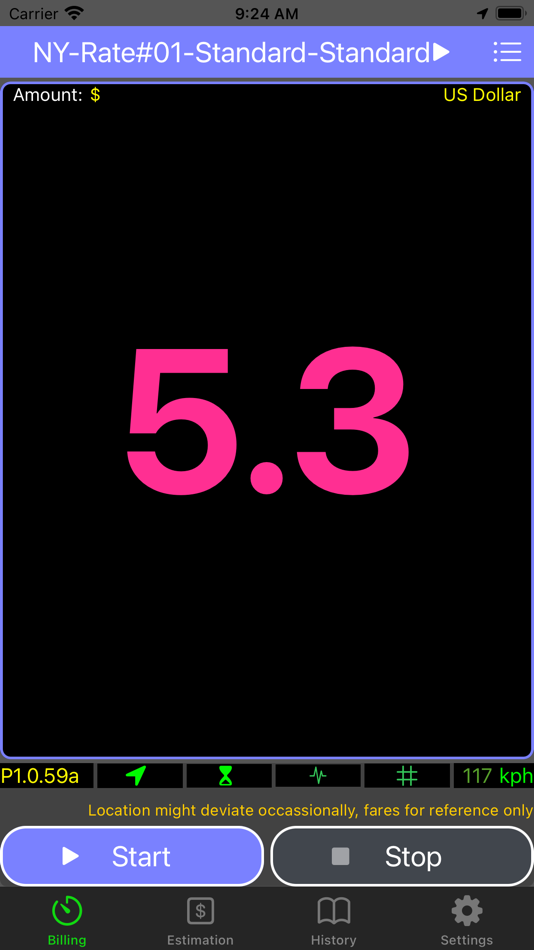 #2. DTMer-Taxi/Cab Meter (iOS) 由: Chia-Yi Tsai