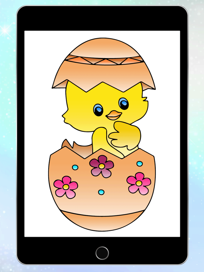 Gradient Color By Number Book