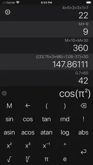 calculator × iphone screenshot 3