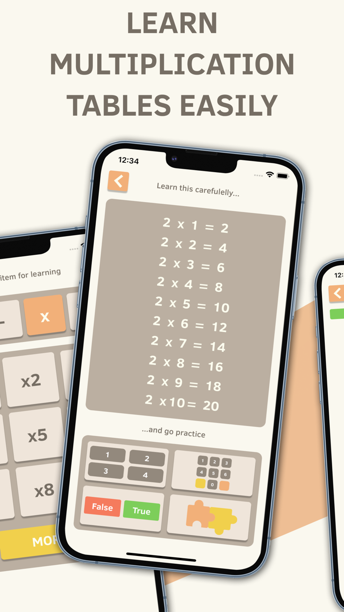 Math Quiz - Learn Times Tables