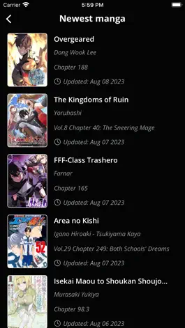 Game screenshot Manga Man: Top Manga Reader HD apk