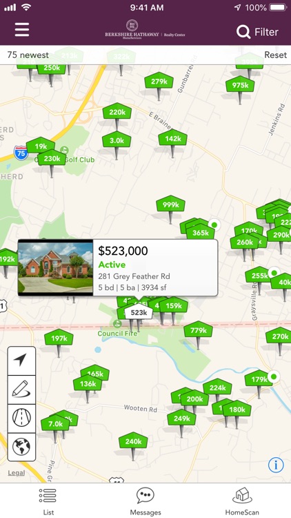 Realty Center Home Search