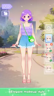 anime dress up: fashion game iphone screenshot 3