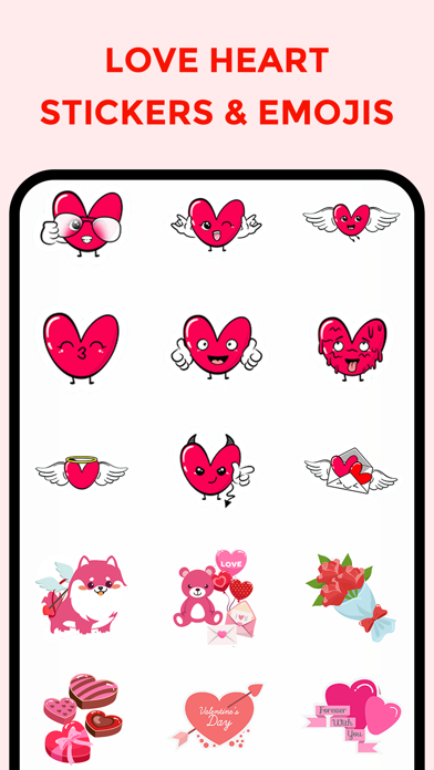 Love Heart Stickers & Emojis Screenshot
