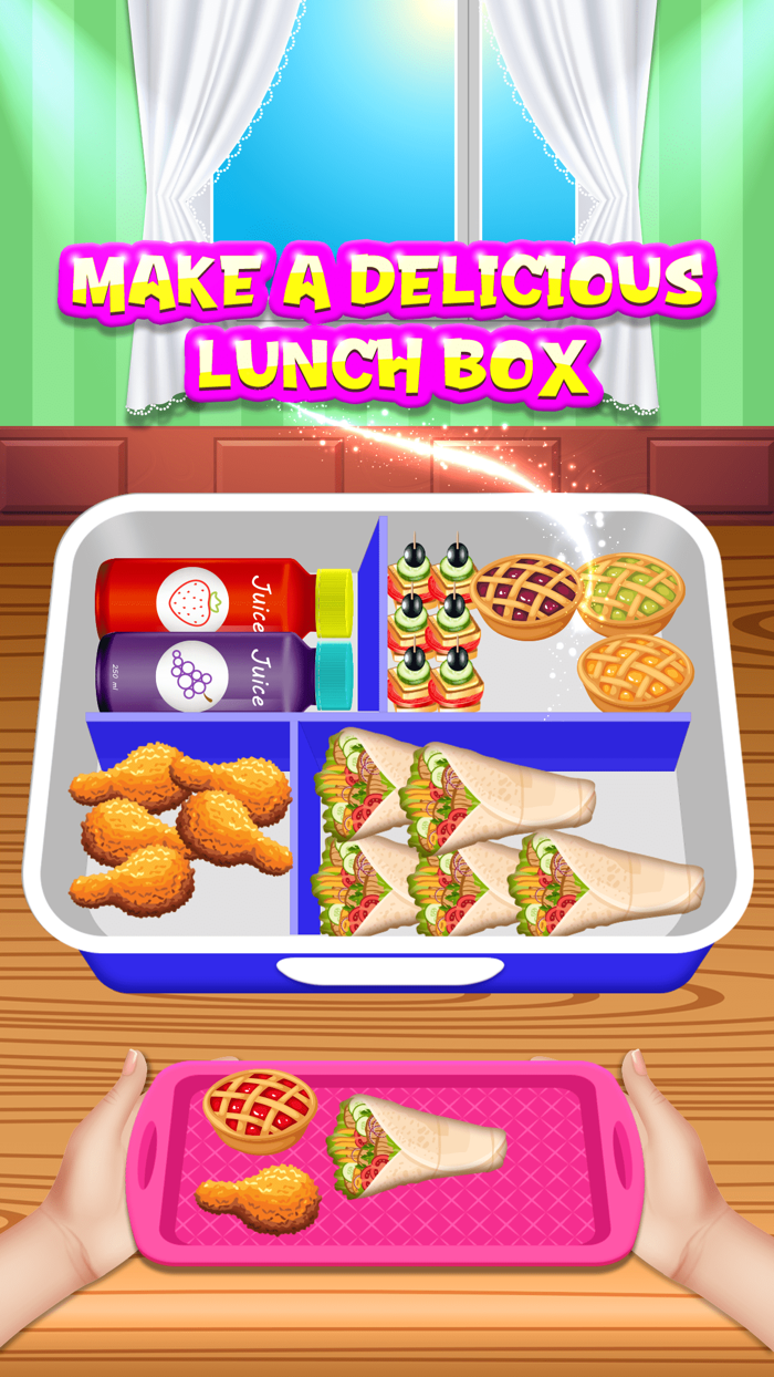 Fill Lunch Box Organize Games