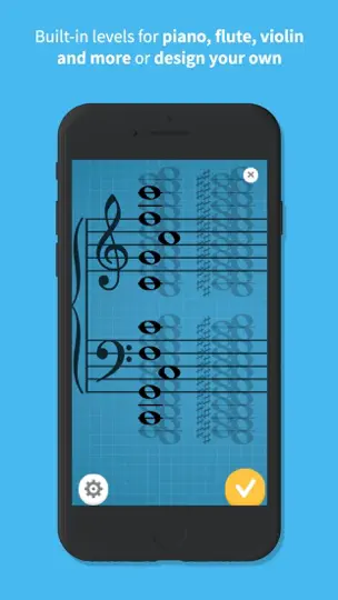 Screenshot von Note Rush: Music Reading Game auf dem iPhone 4