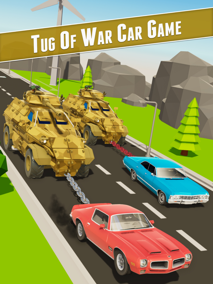 Traffic Car Towing Pull Game