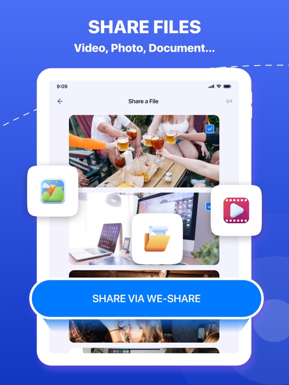 Air File Share Drop & Transfer iPad screenshot 4 - Utilities app