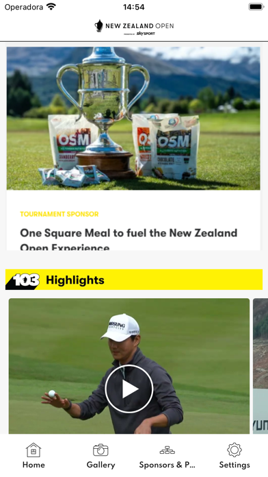 New Zealand Open Screenshot