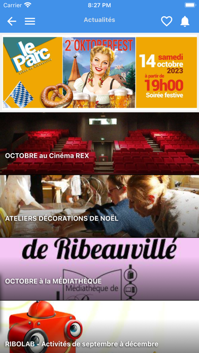 Screenshot #2 pour RIBEAUVILLE Application mobile