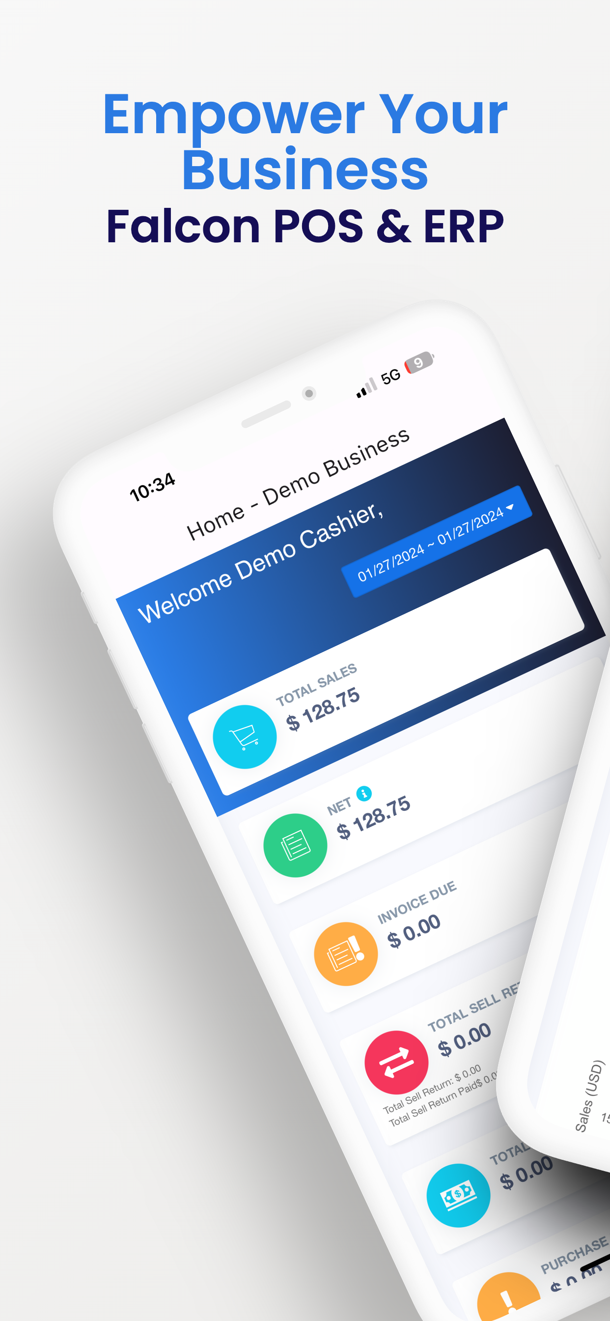 Falcon ERP Dashboard