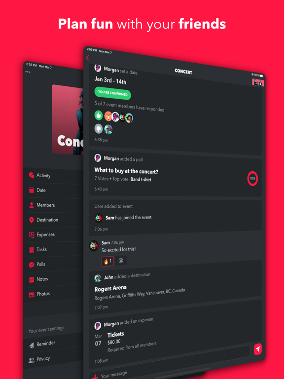 Frenly: Travel & Event Planner